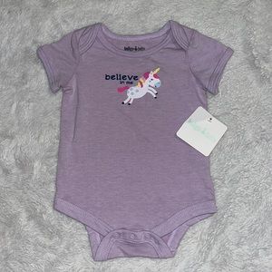 BNWT purple indigo unicorn bodysuit 🦄 3-6 months